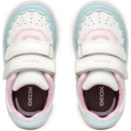 GEOX Laisvalaikio bateliai mergaitėms, Balta, Eclyper leisure 3