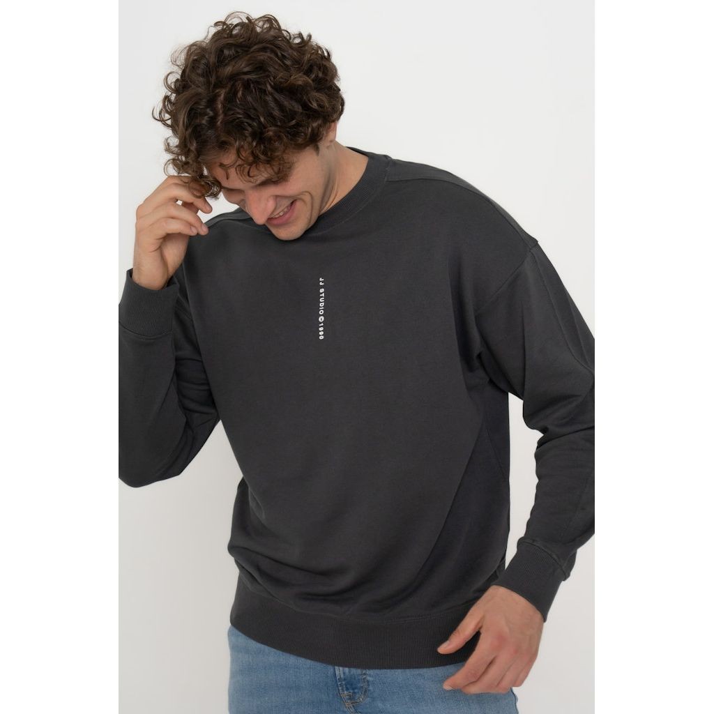 JACK & JONES Megztinis vyrams, Pilka, Micah sweat crew neck 4