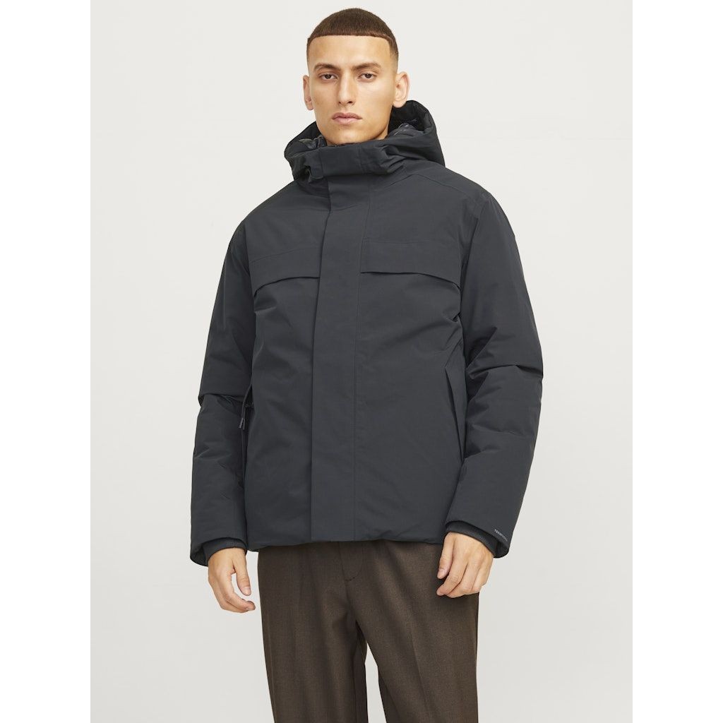JACK & JONES Pūkinė striukė vyrams, Mėlyna, Wave jacket 2