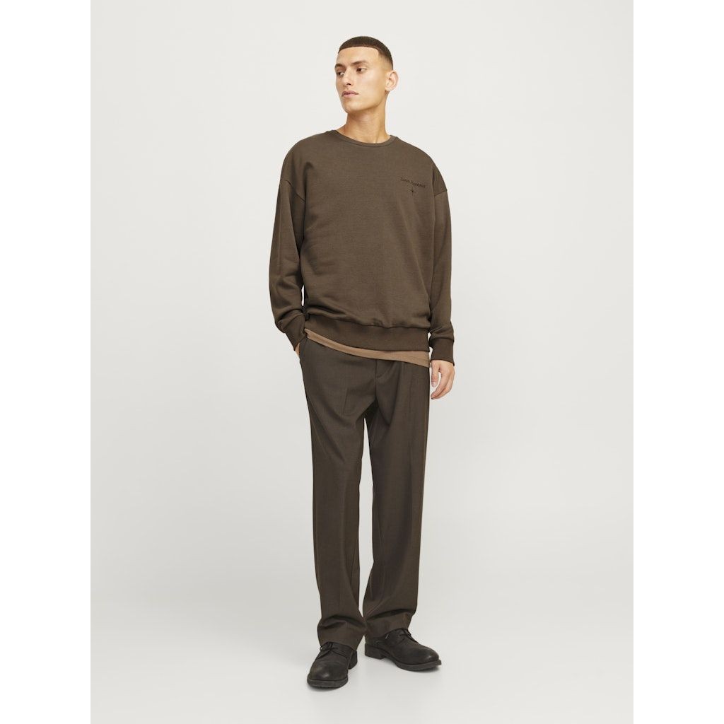 JACK & JONES Megztinis vyrams, Ruda, Mystic sweat crew neck 7