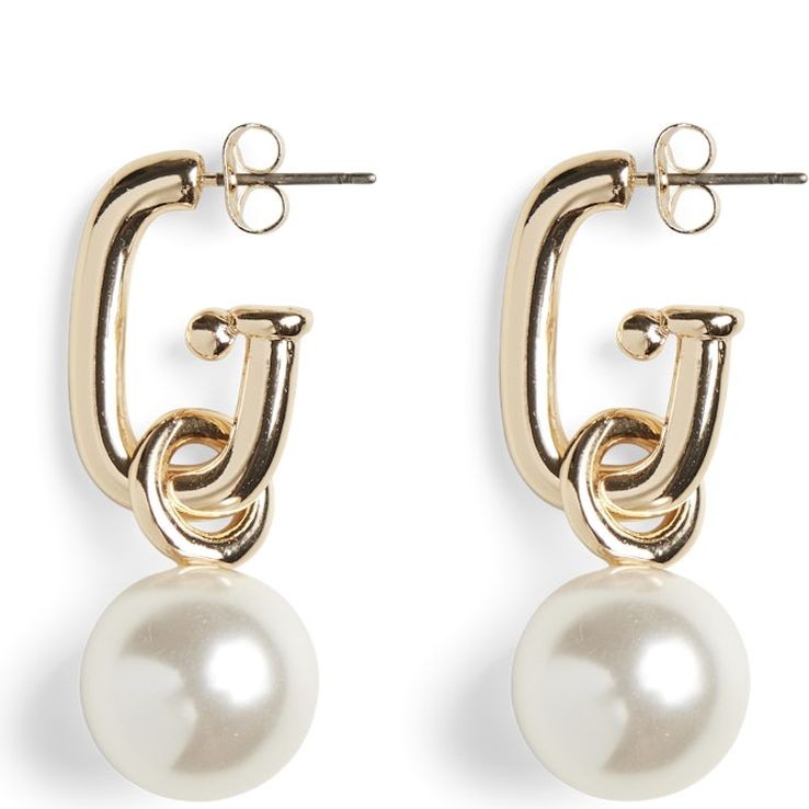 PIECES Auskarai moterims, Auksinė, Nihini earrings box