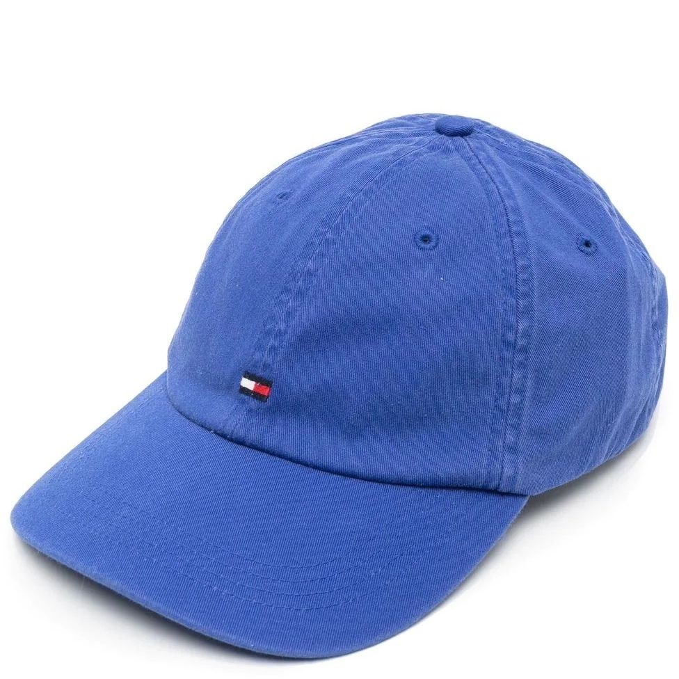 TOMMY HILFIGER Kepurė vyrams, Mėlyna, TH FLAG  SOFT CAP 1