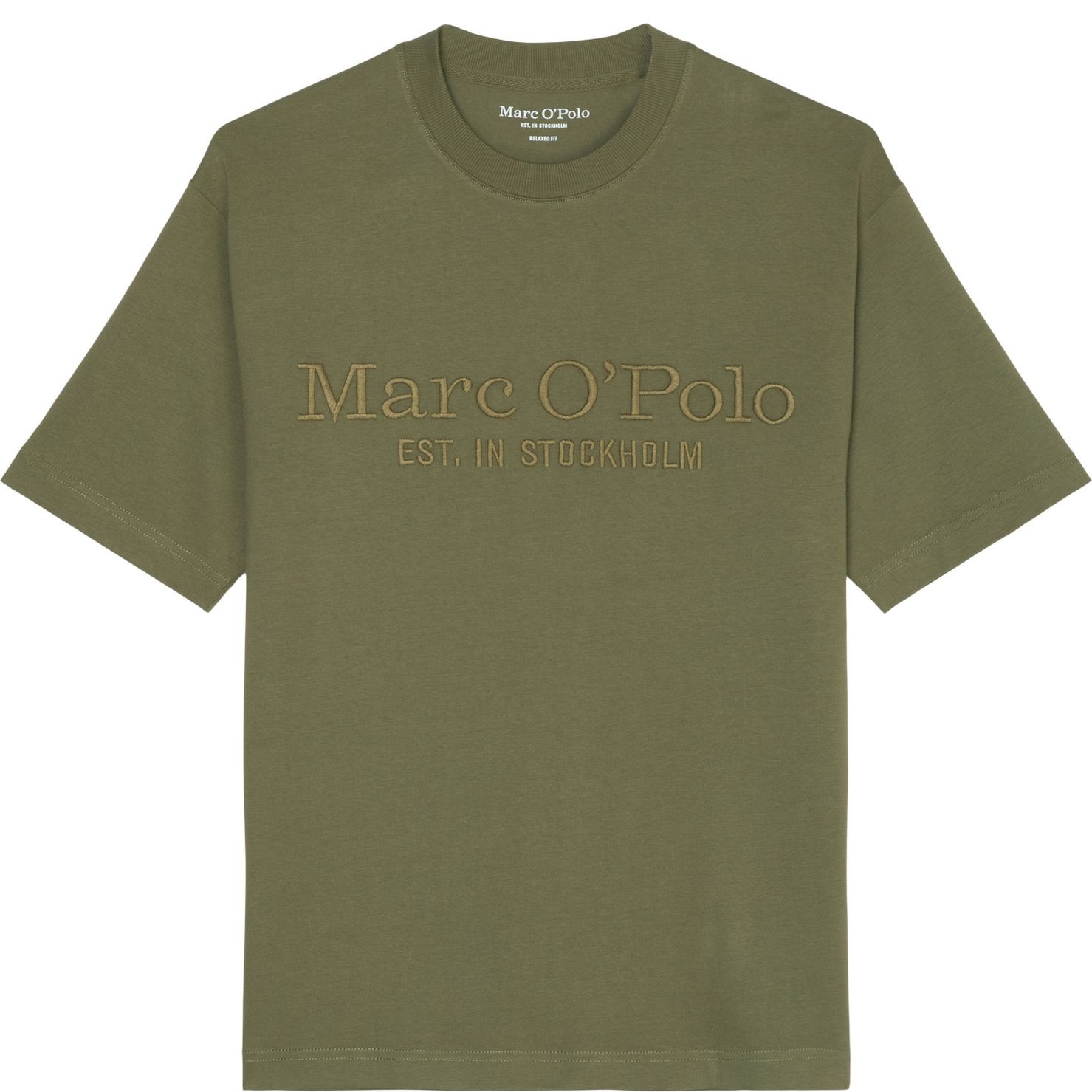 MARC O'POLO Marškinėliai vyrams, Žalia 1