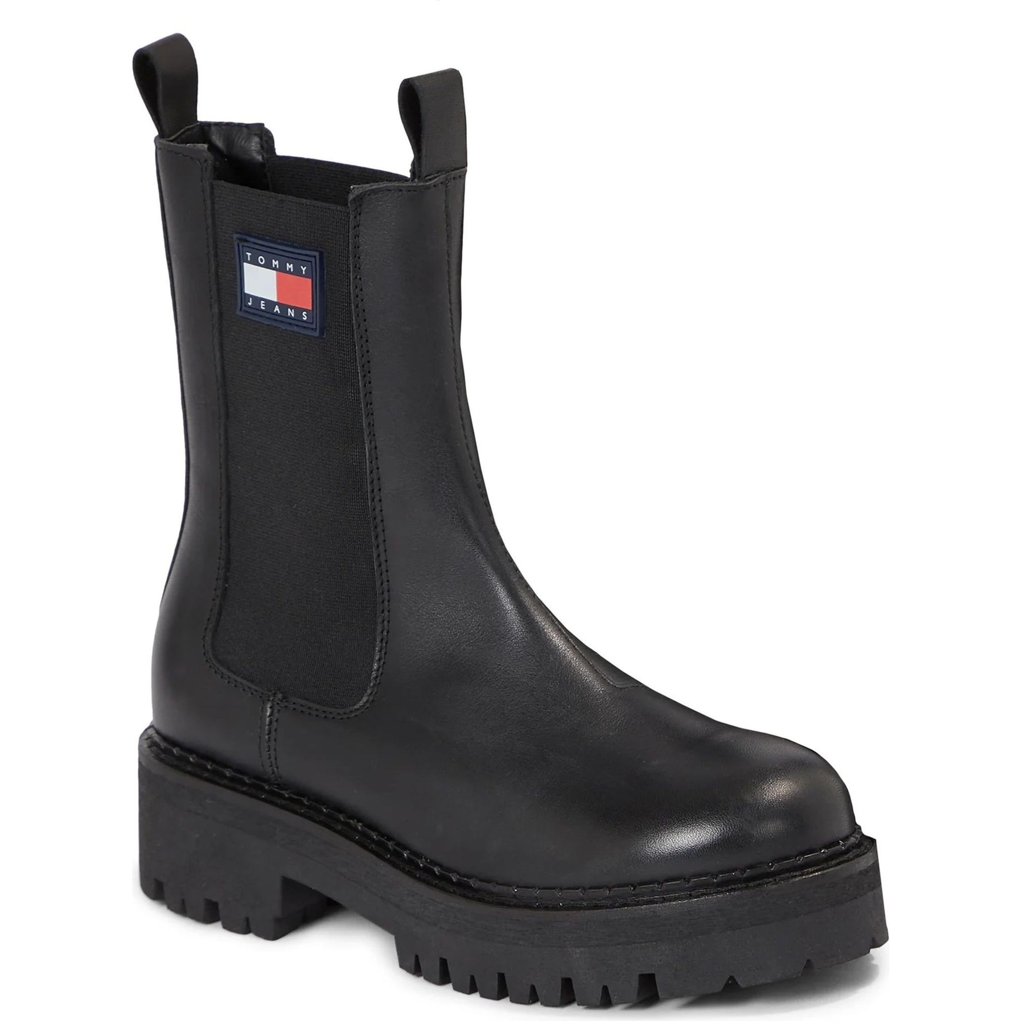 TOMMY JEANS Aulinukai moterims, Juoda, Urban chelsea 1