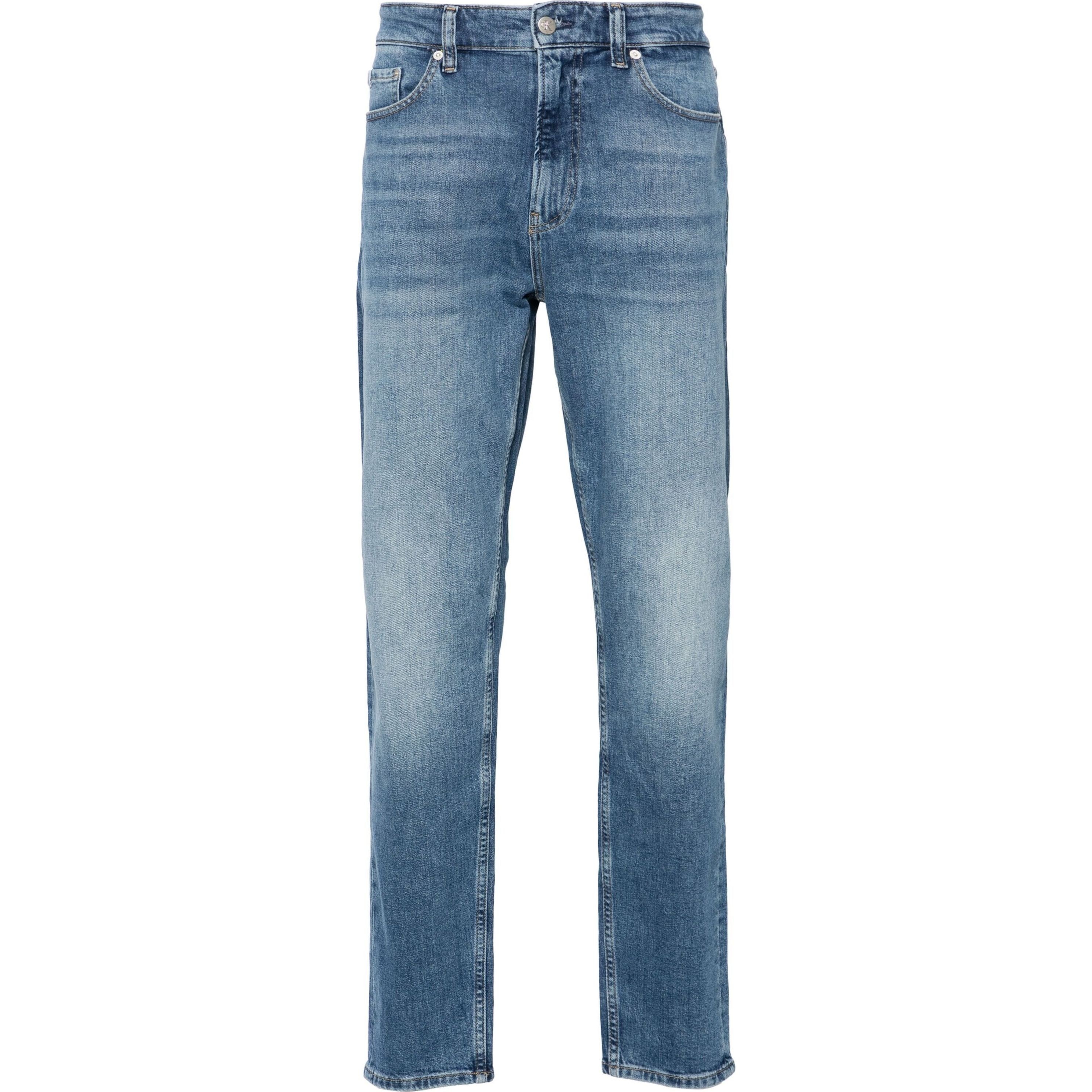 CALVIN KLEIN JEANS Tiesūs džinsai vyrams, Mėlyna, Tapered