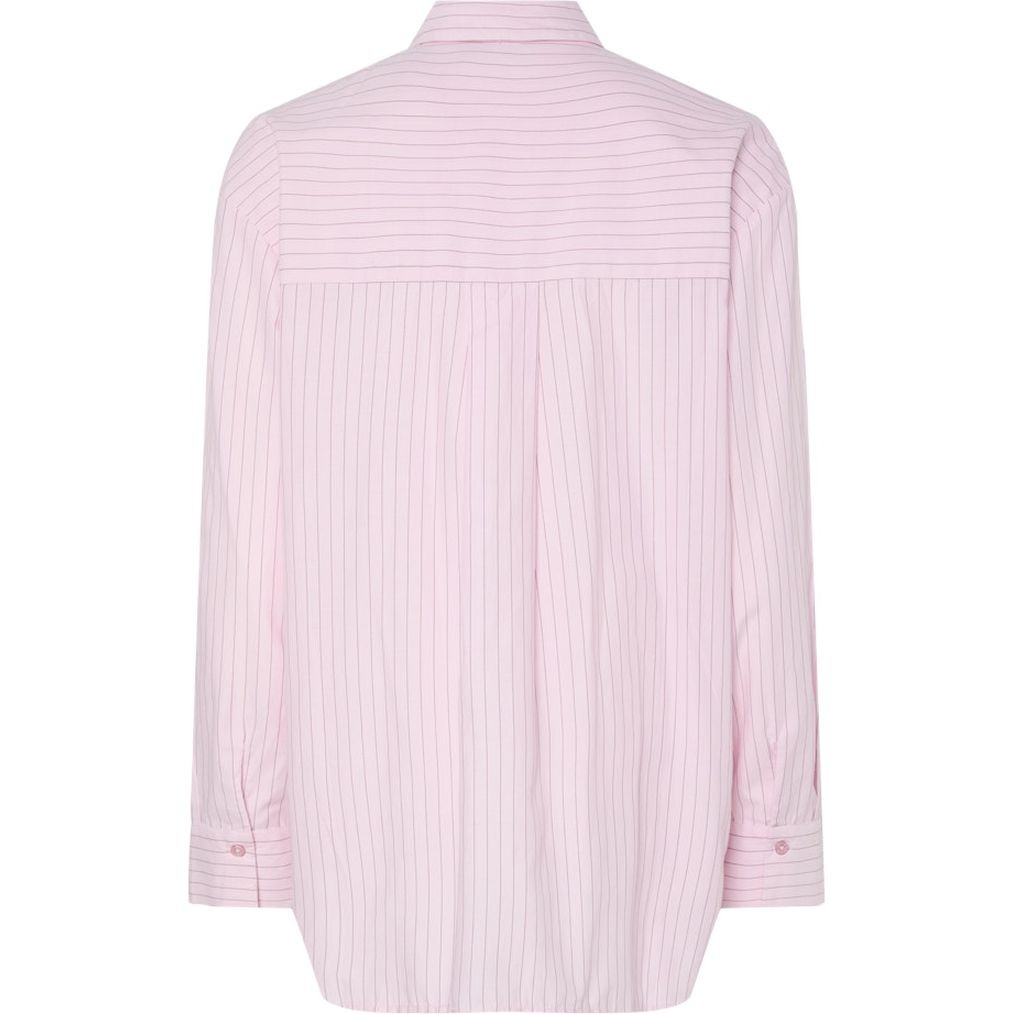 PIECES Marškiniai ilgomis rankovėmis moterims, Rožinė, Melia shirt 2