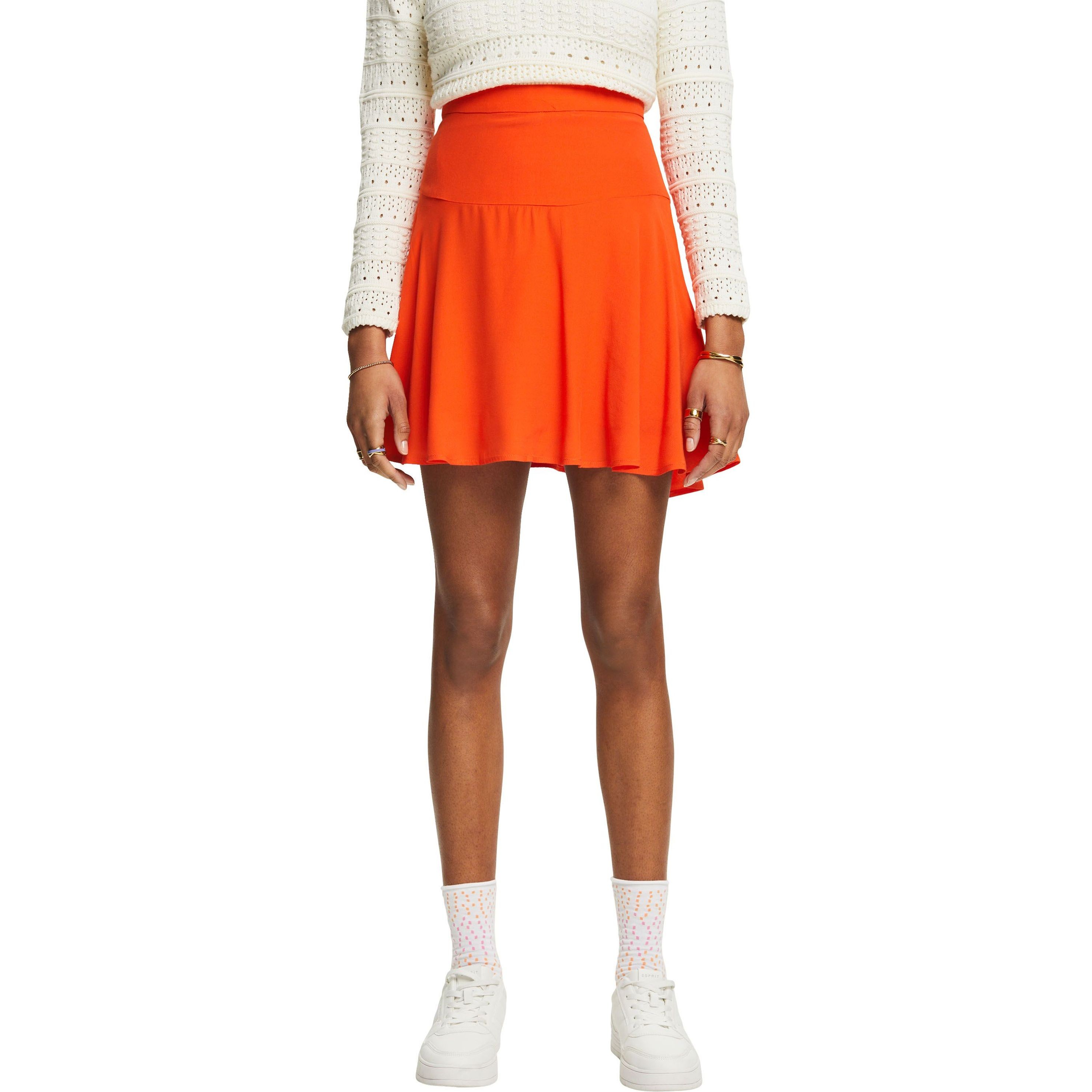 ESPRIT Midi sijonas moterims, Oranžinė, F*SUS*visc Midi skirt 2