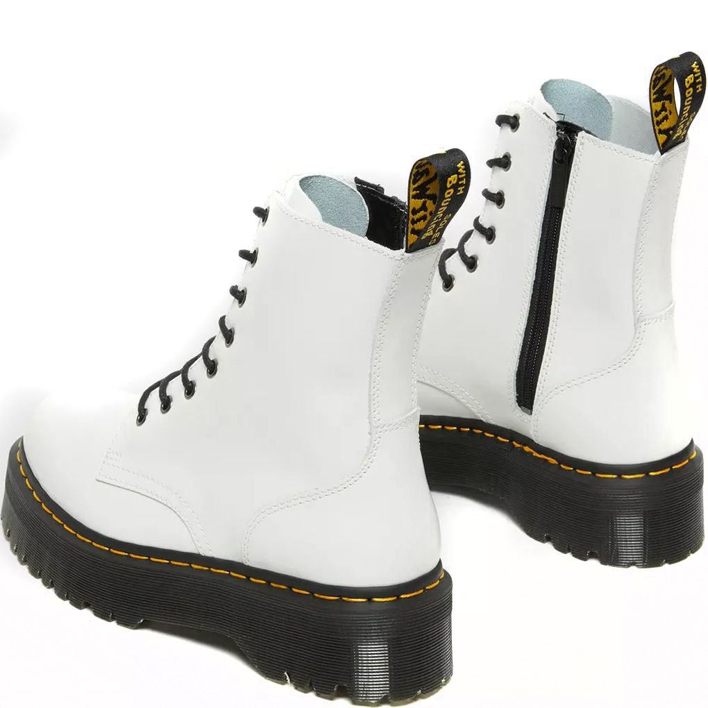 DR. MARTENS Aulinukai moterims, Balta, Jadon Polished Smooth Booties 4