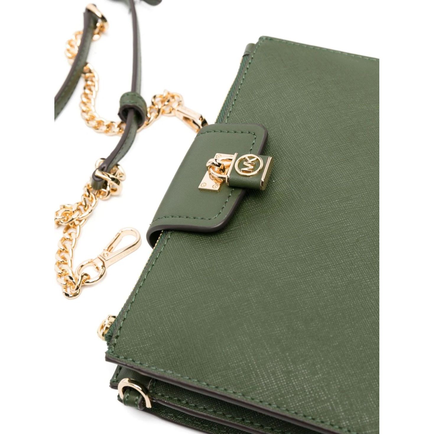 MICHAEL KORS Rankinė per petį moterims, Žalia, SM dbl zip crossbody 3