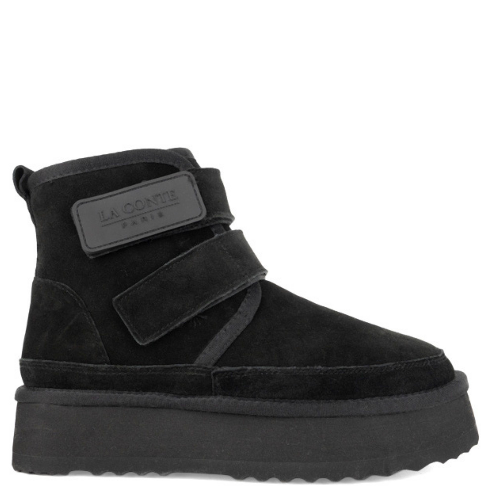 LA CONTE Pašiltinti aulinukai moterims, Juoda, warm boots, LAC6013-25213 2