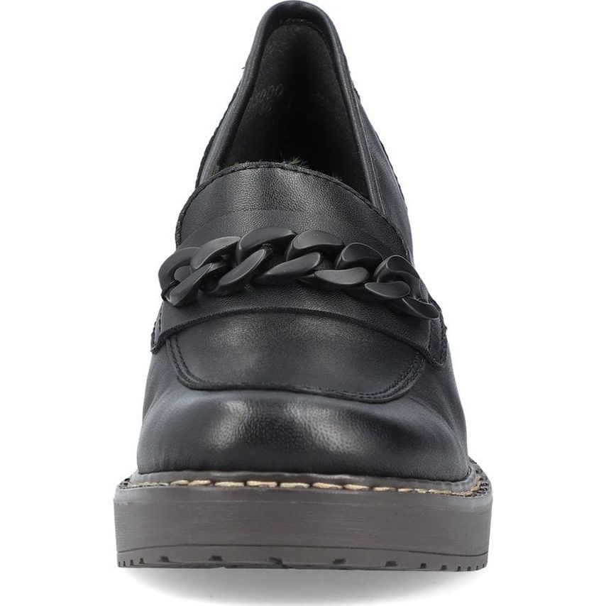 RIEKER Loaferiai moterims, Juoda, PUMPS 6