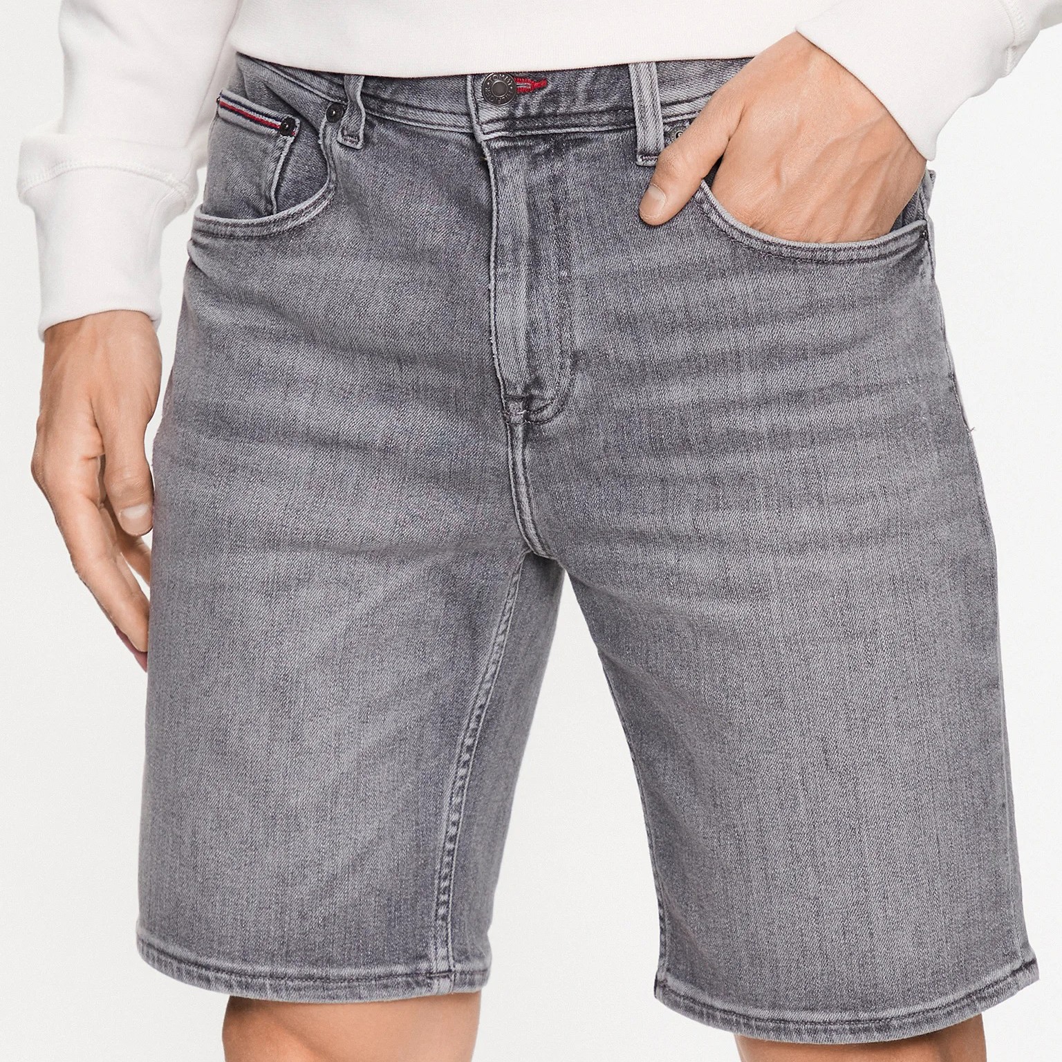 TOMMY HILFIGER Šortai vyrams, Mėlyna, Brooklyn short pstr pitts grey 2