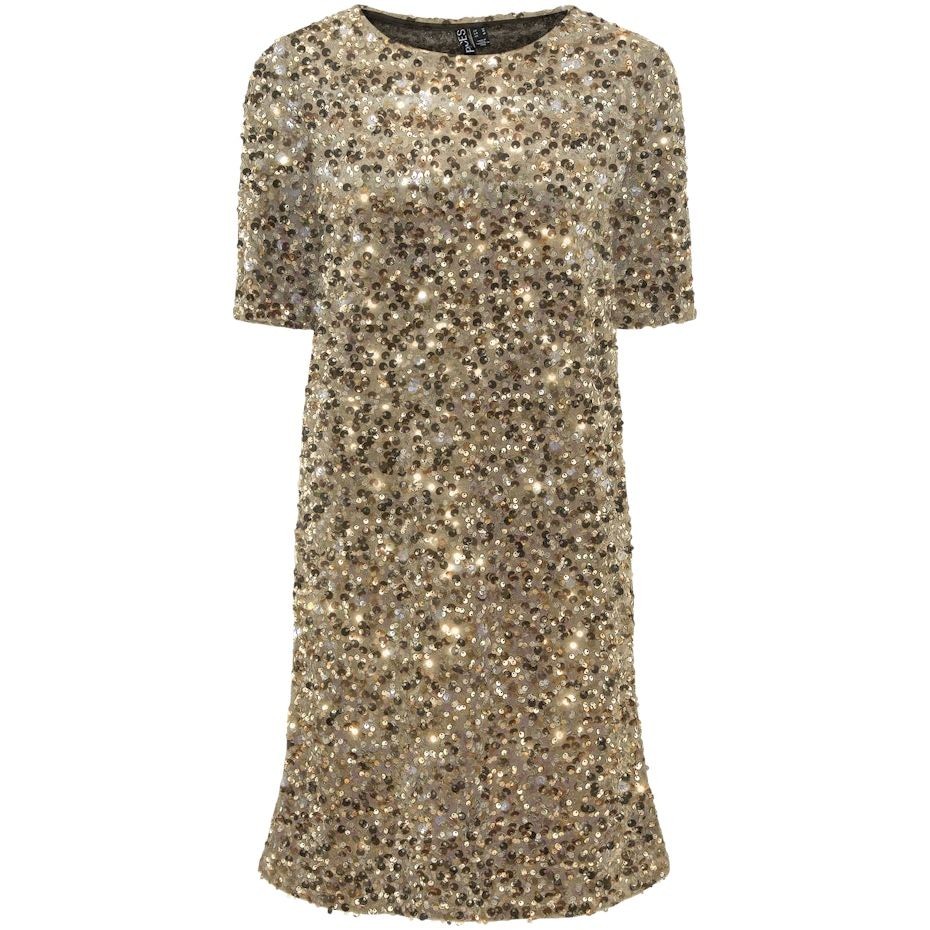 PIECES Mini suknelė moterims, Balta, PCKAM SS DRESS