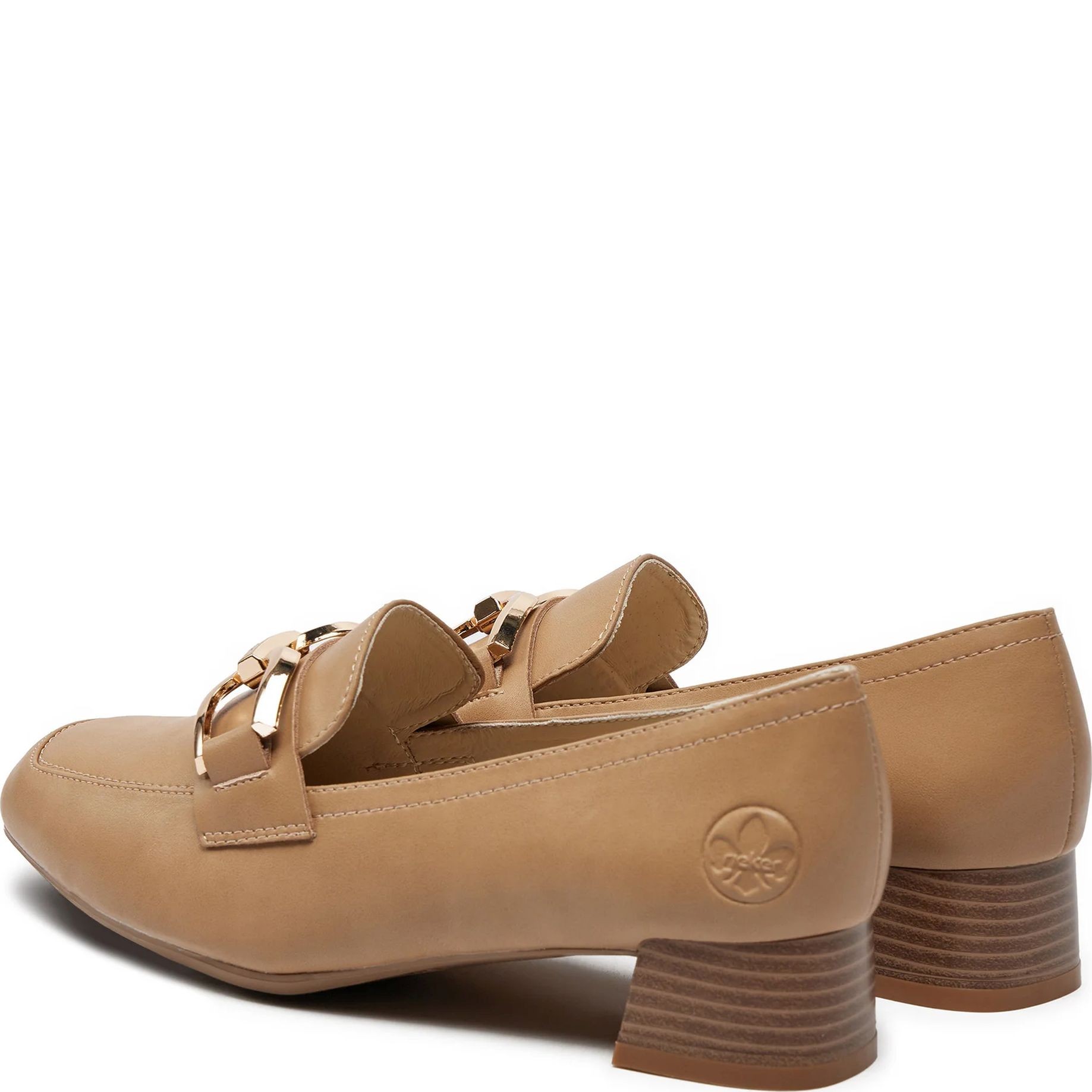 RIEKER Klasikiniai batai moterims, Smėlio, FORMAL 3