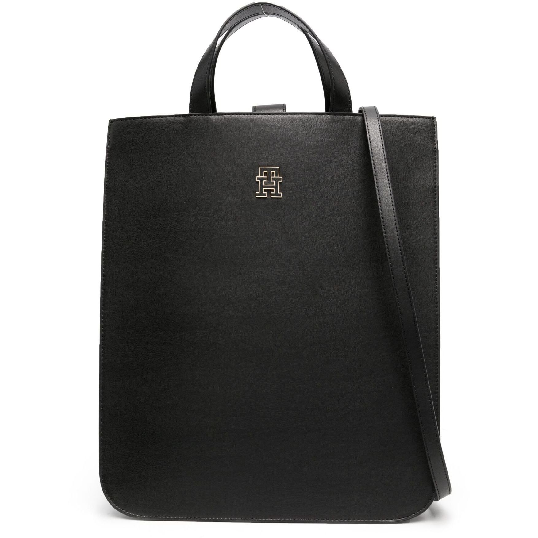 TOMMY HILFIGER Pirkinių krepšys moterims, Juoda, Chic tote 1