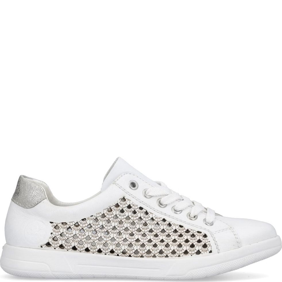 RIEKER Laisvalaikio bateliai moterims, Balta, Laisvalaikio bateliai 2