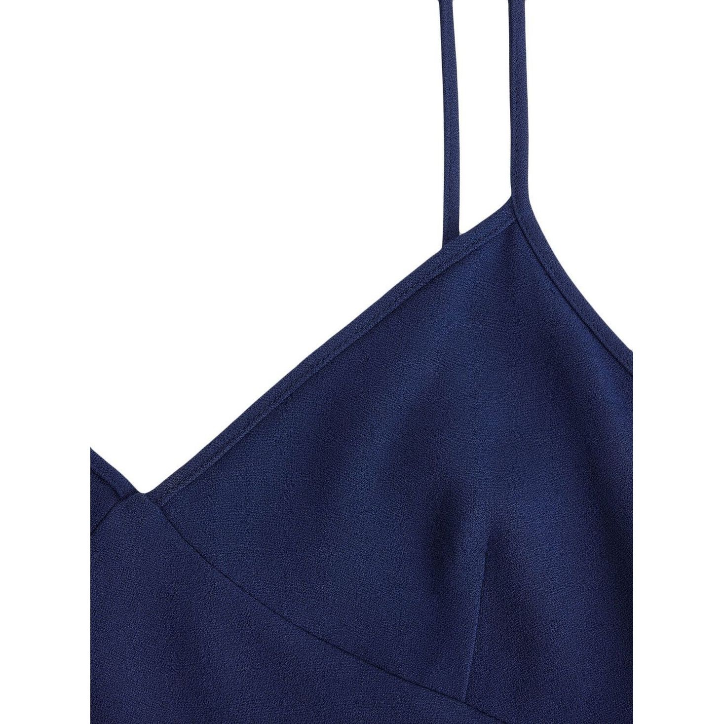 AMI PARIS Palaidinės moterims, Mėlyna, V neck tank top 2