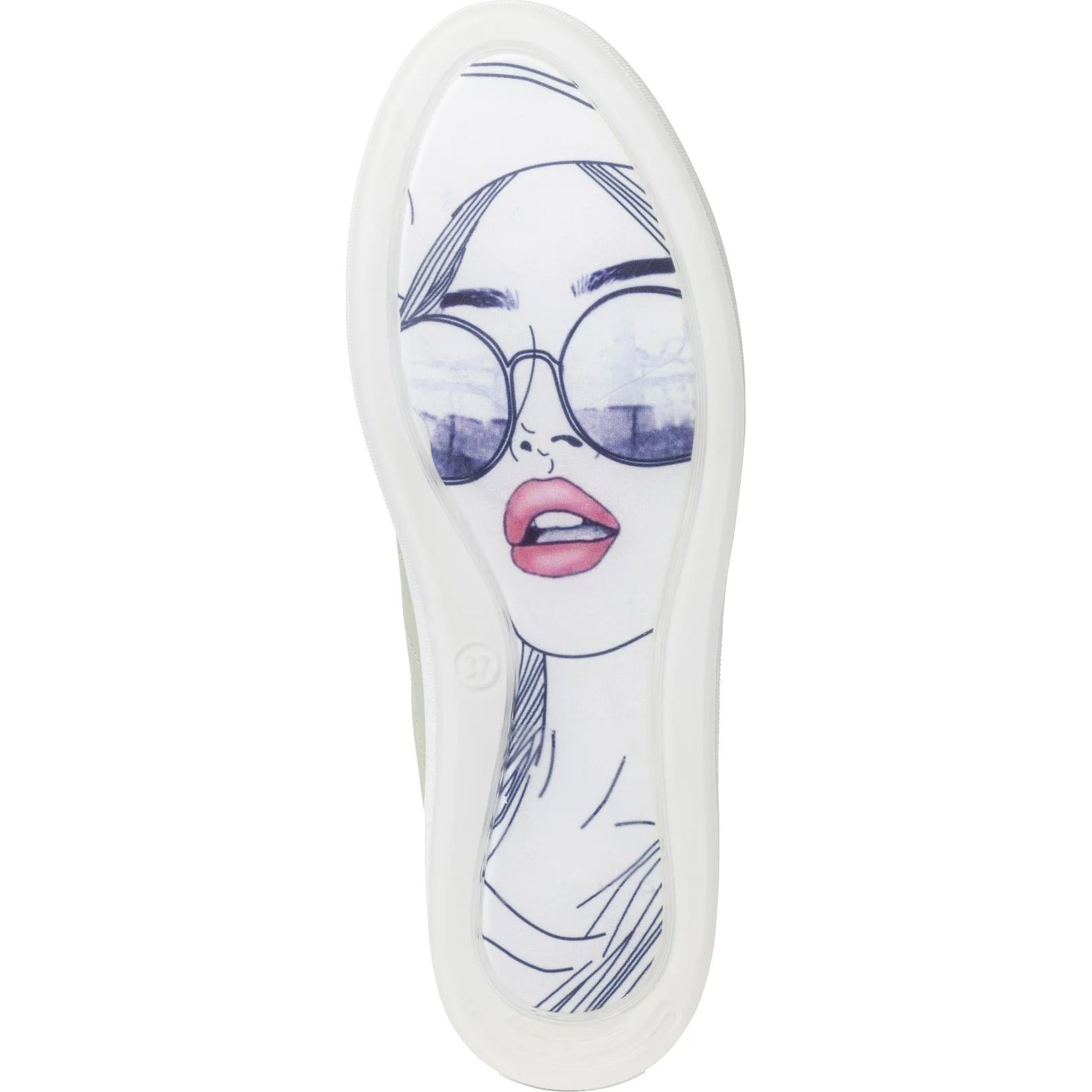 MARCO TOZZI Laisvalaikio bateliai moterims, Žalia, LEISURE 6