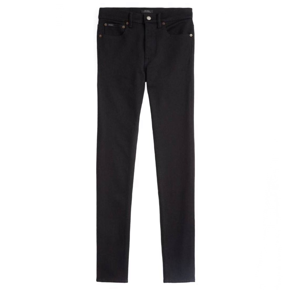 POLO RALPH LAUREN Tiesūs džinsai -moterims, Juoda, Full length straight 1