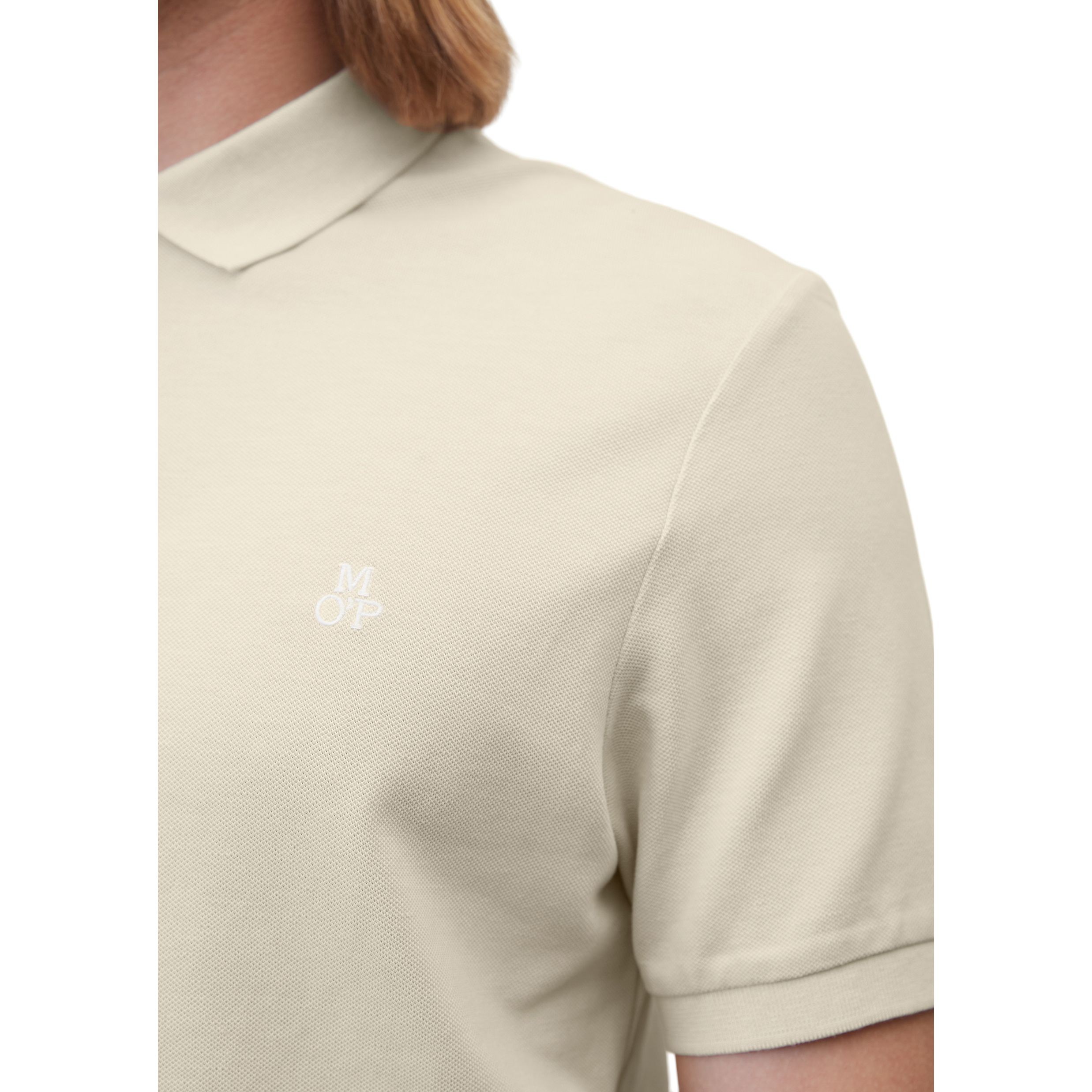 MARC O'POLO Polo marškiniai trumpos rank. vyrams, Pilka 4