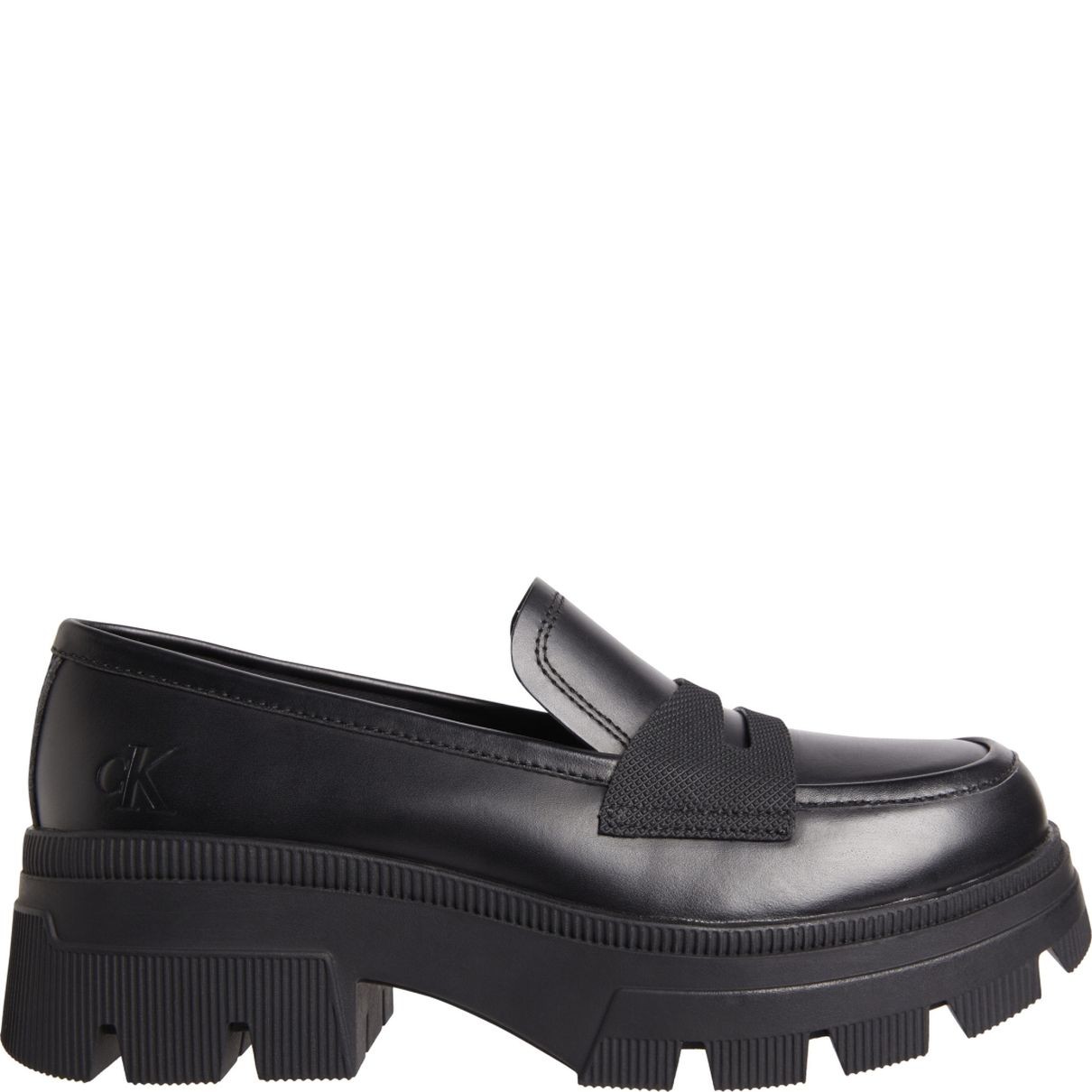 CALVIN KLEIN JEANS Loaferiai moterims, Juoda, Chunky combat loafer 2