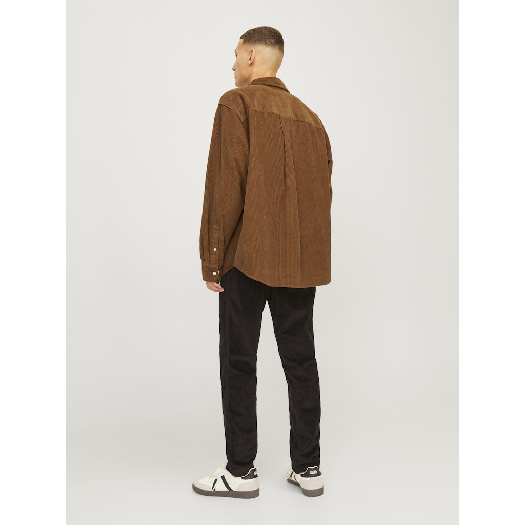 JACK & JONES Lengva striukė vyrams, Ruda, Blicher cord shirt 6