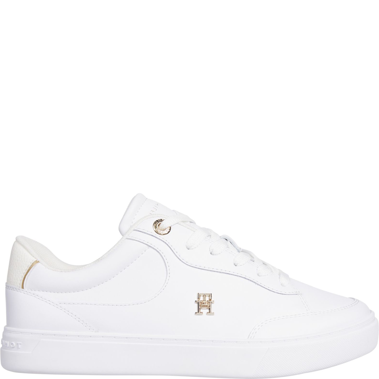 TOMMY HILFIGER Laisvalaikio bateliai moterims, Balta, Essential chic court leisure 1