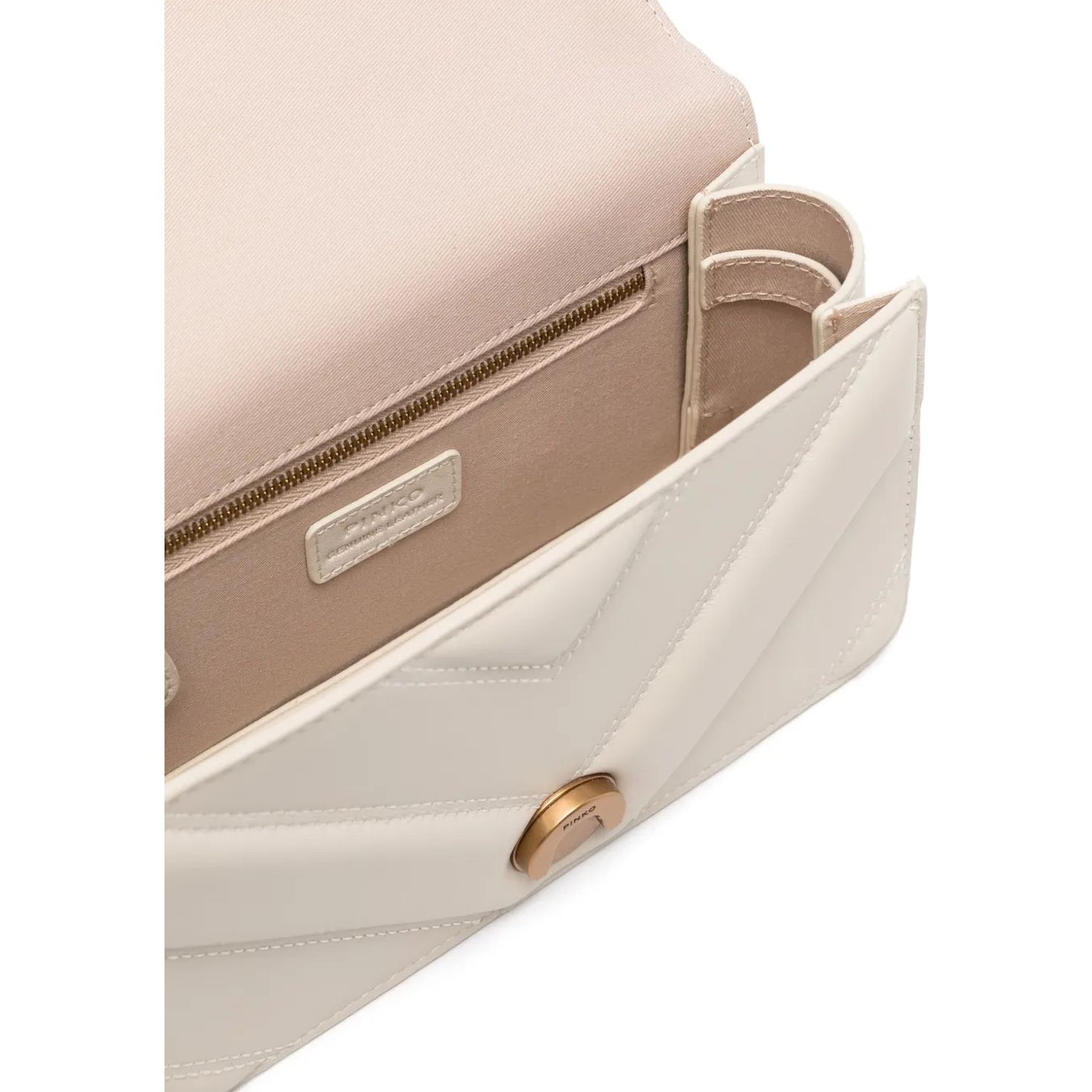 PINKO Rankinė per petį moterims, Balta, Love one shoulder bag 4