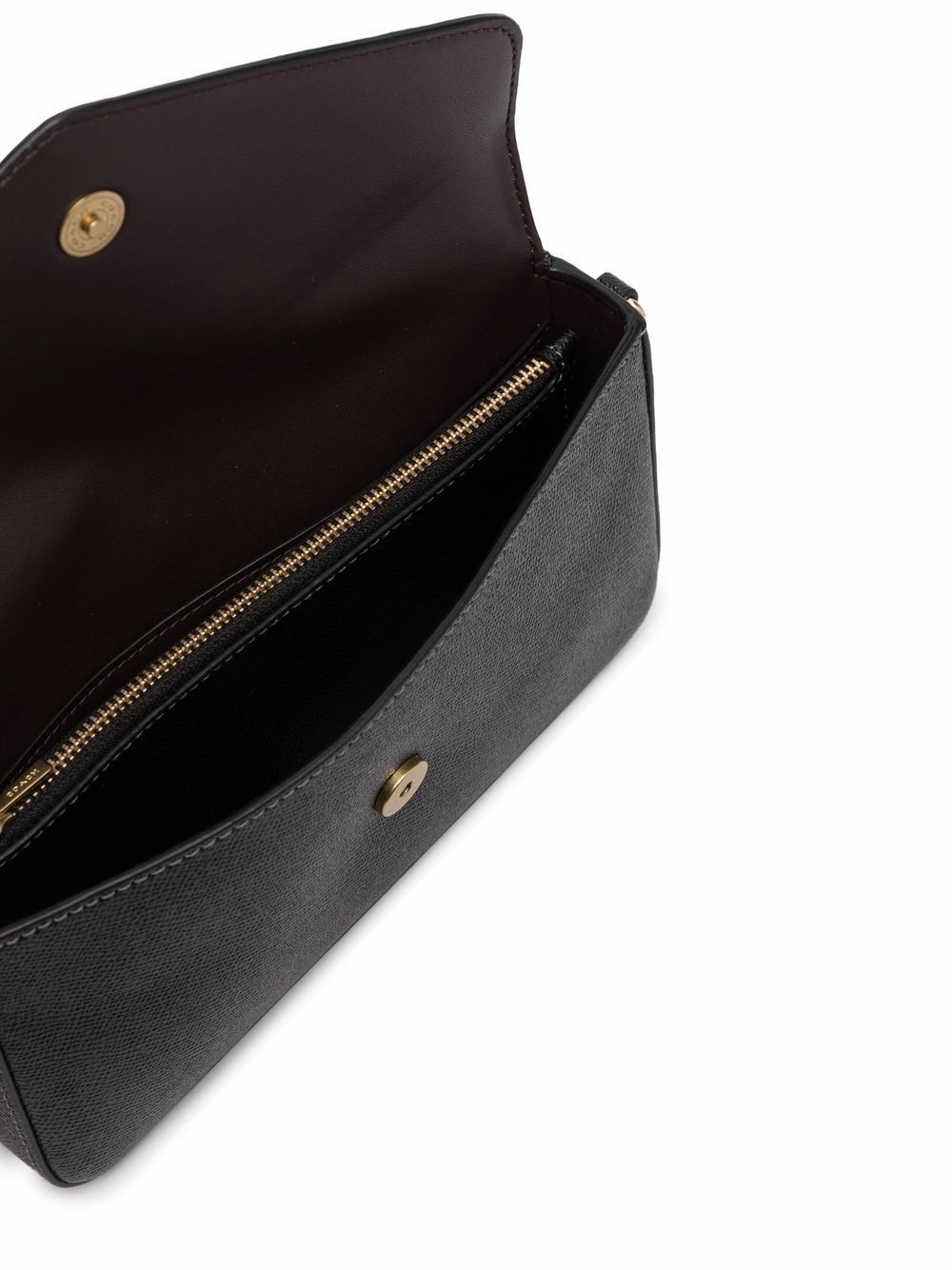 COACH Rankinė per petį moterims, Juoda, Leather wyn crossbody 4