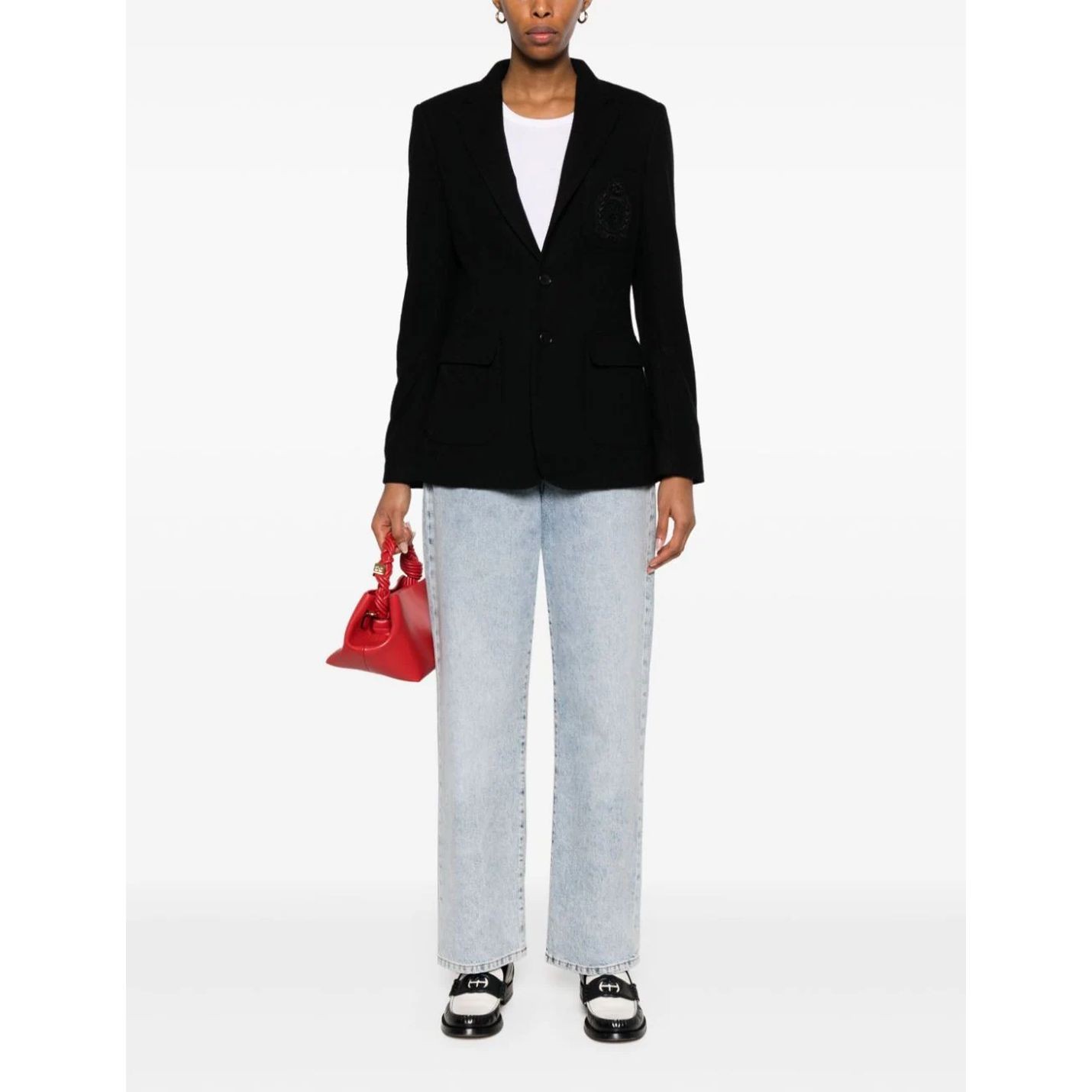 POLO RALPH LAUREN Švarkas moterims, Juoda, Blazer 2