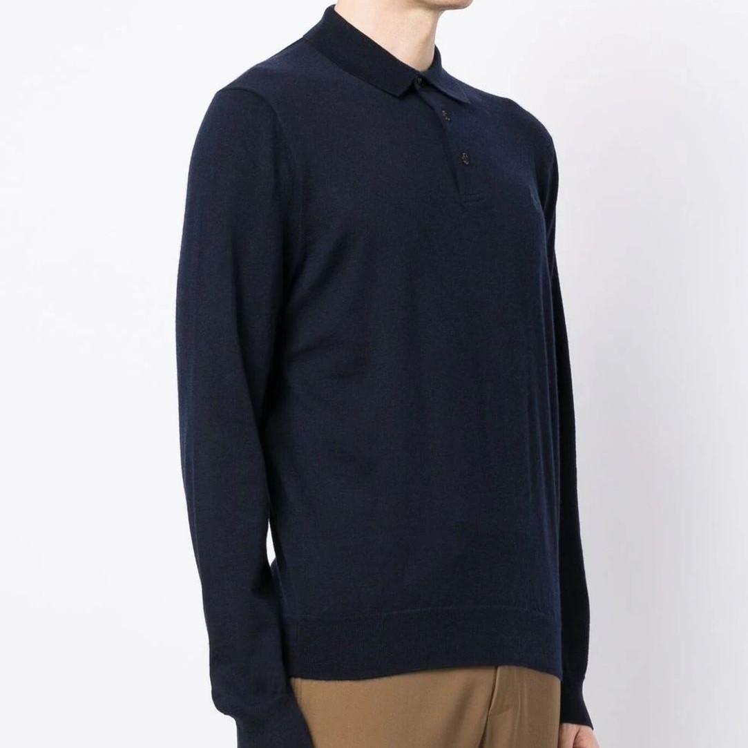 POLO RALPH LAUREN Sportinis nertinis vyrams, Mėlyna, Long sleeve pullover 2