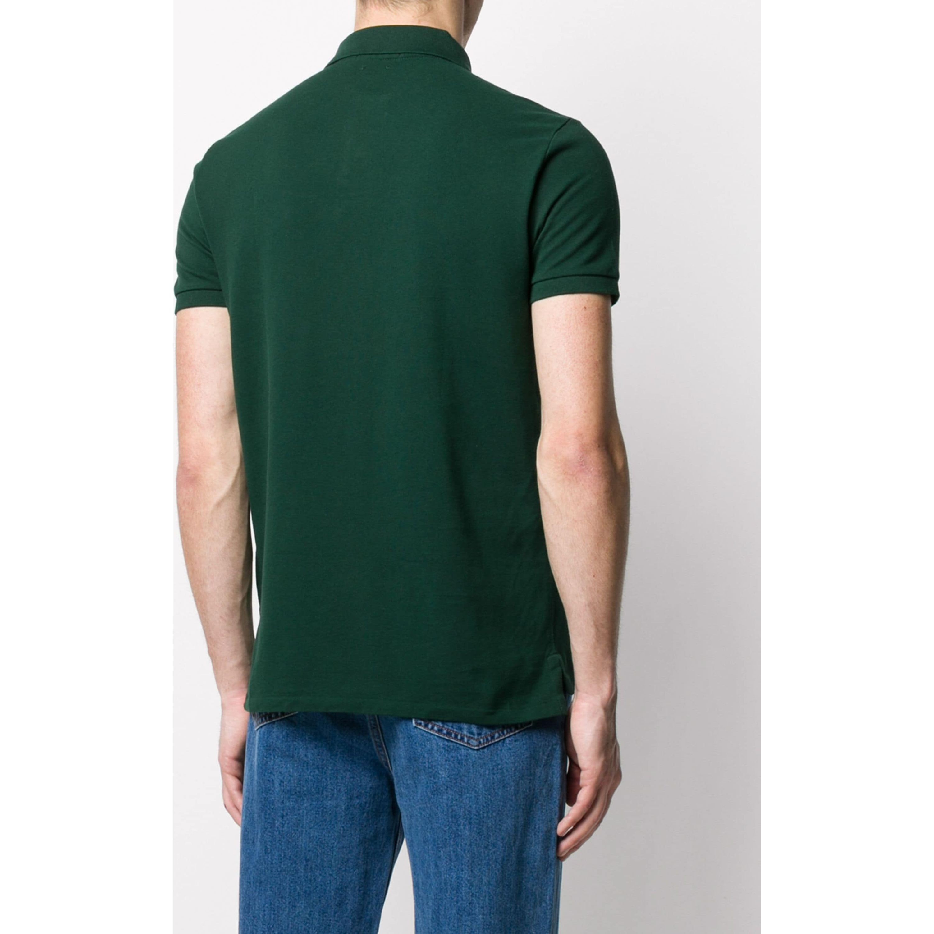 POLO RALPH LAUREN Polo marškiniai trumpos rank. vyrams, Žalia, Short sleeve knit 3