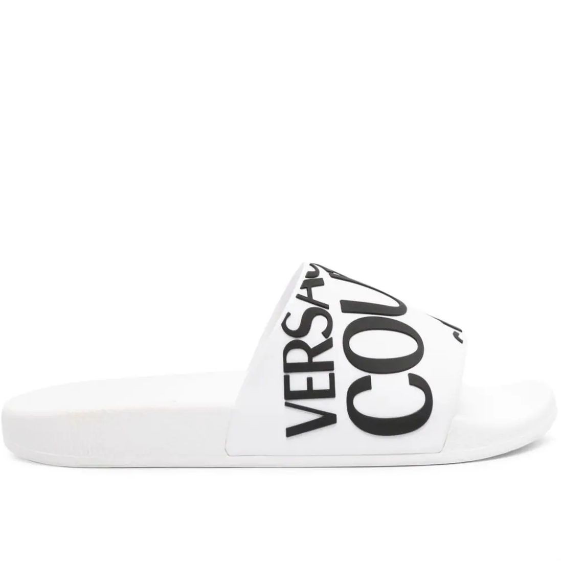 VERSACE JEANS CUTURE Šlepetės moterims, Balta, Fondo ShellySlippers 2