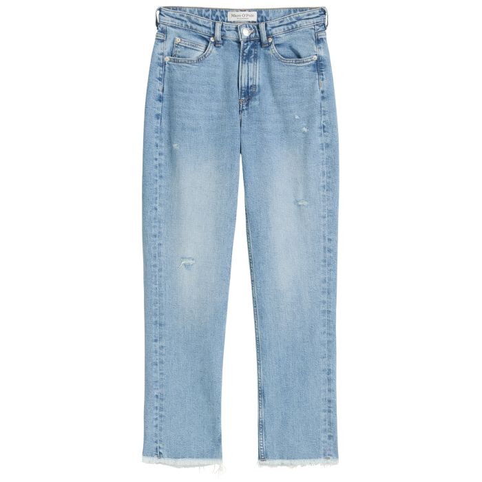 MARC O'POLO Tiesūs džinsai moterims, Mėlyna, 600910512057 Straight