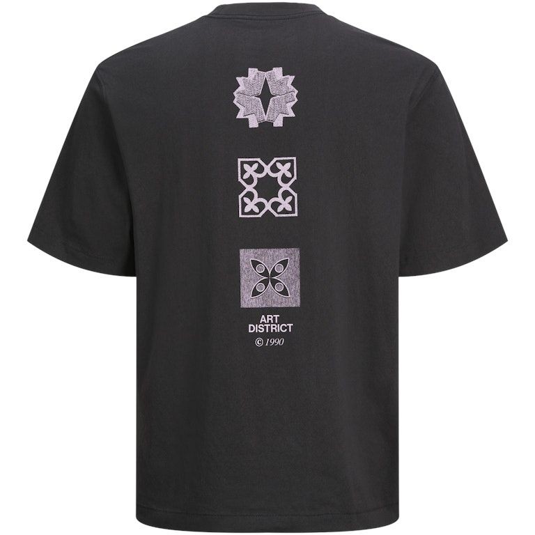 JACK & JONES Marškinėliai vyrams, Juoda, Noho mono tee 2