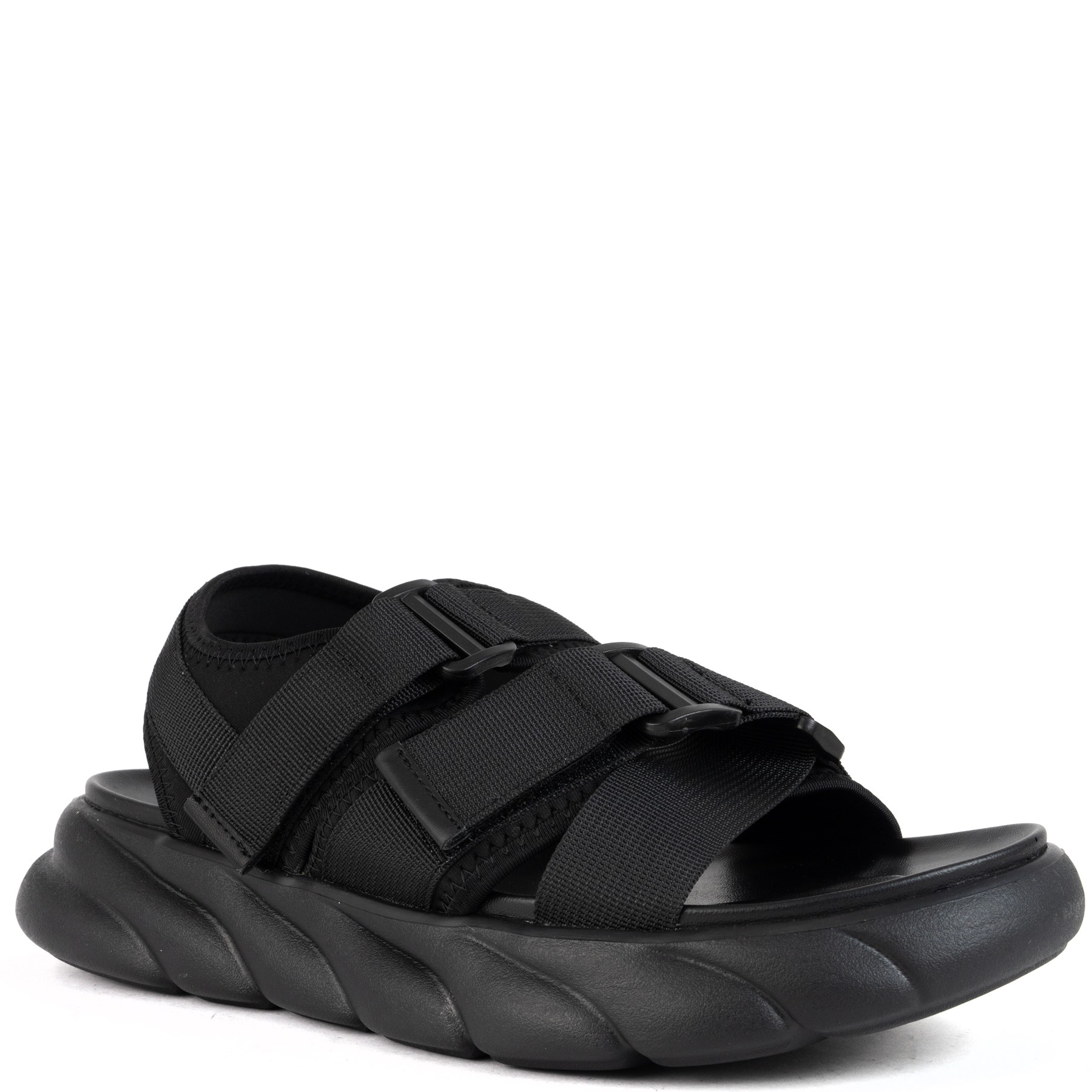 SERGIO MORETTI Basutės vyrams, Juoda, Sandals 1