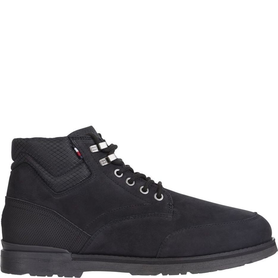 TOMMY HILFIGER Aulinukai vyrams, Juoda, OUTDOOR NUBUMIX BOOT 1
