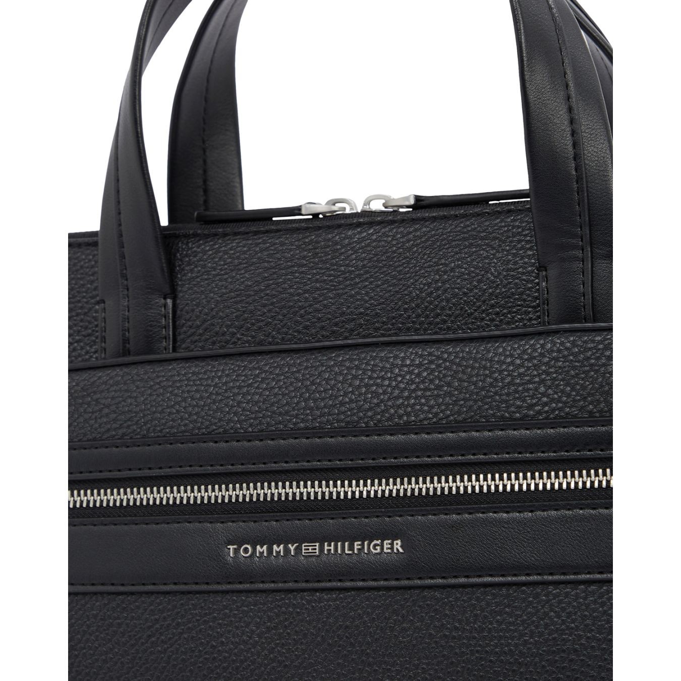 TOMMY HILFIGER Dėklas kompiuteriui vyrams, Juoda, Central computer bag 4