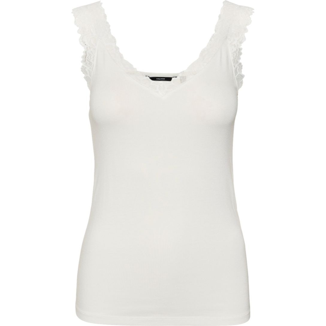 VERO MODA Palaidinės moterims, Balta, VMROSA SL TOP JRS NO 1