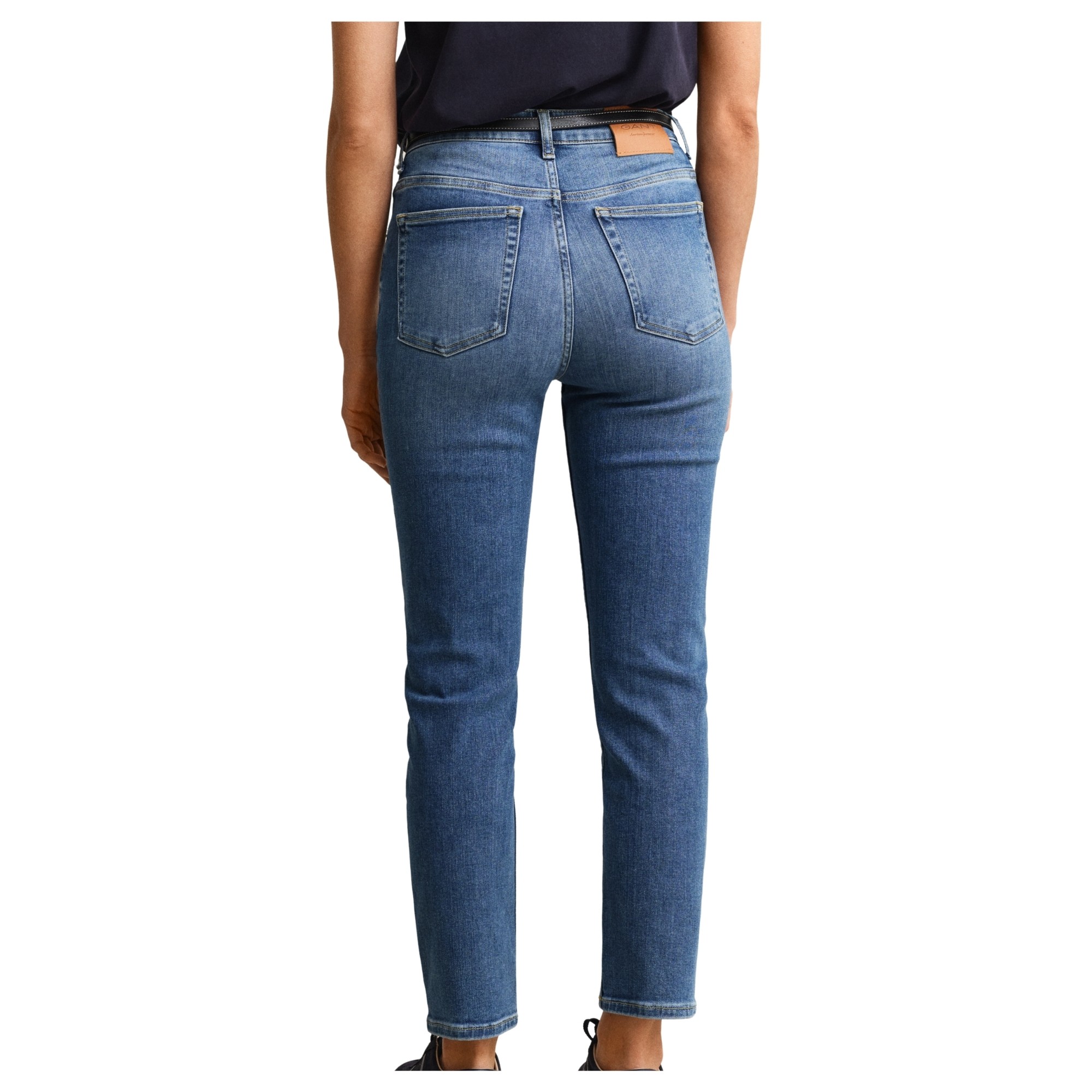 GANT Slim džinsai moterims, Mėlyna, 4100305-972 Slim 3