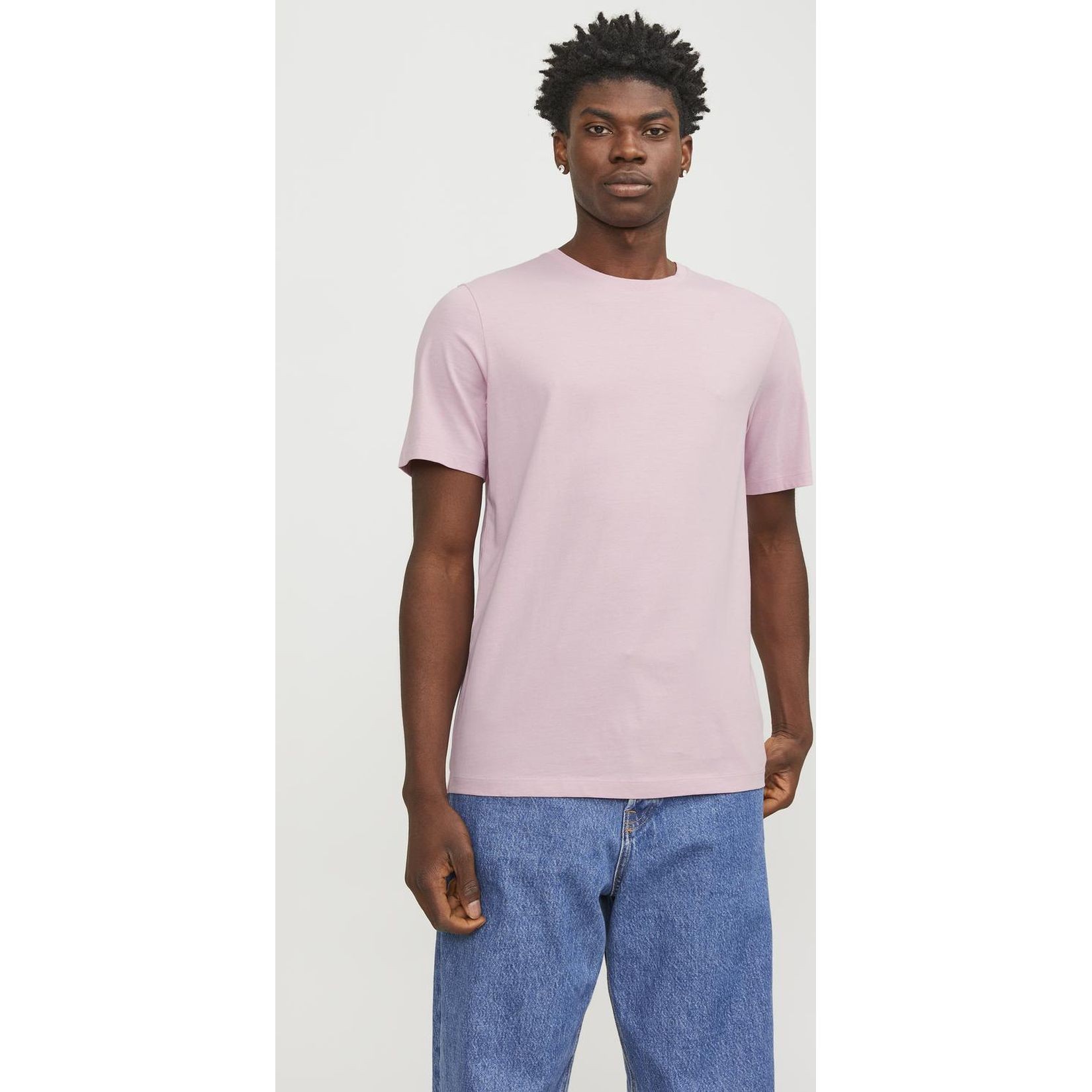 JACK & JONES Marškinėliai vyrams, Rožinė, Jjeorganic t-shirts 2