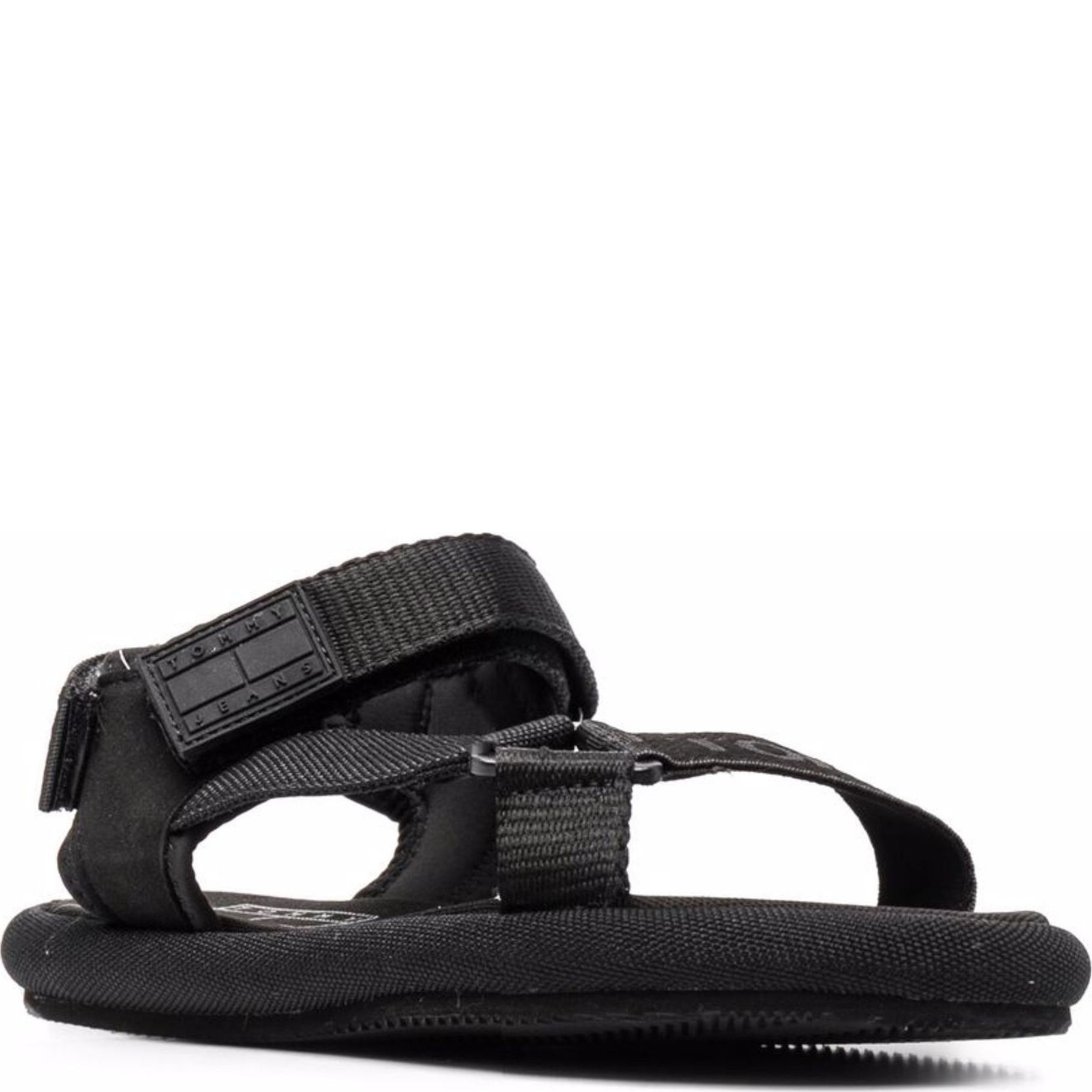 TOMMY JEANS Basutės moterims, Juoda, ESSENTIAL SPORTY SANDAL 1