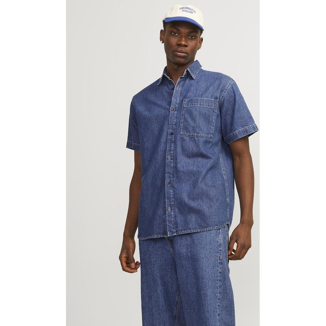 JACK & JONES Marškiniai vyrams, Mėlyna, Jjicreek shirts 3