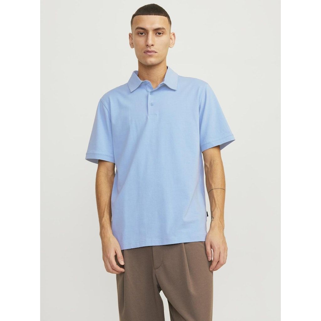 JACK & JONES Polo marškiniai ilgos rank. vyrams, Mėlyna, Jprblaspencer polo long 4