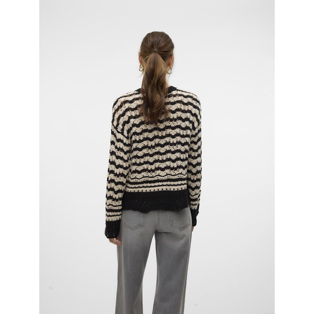 VERO MODA Megztinis moterims, Marga, Kiwi o-neck short pullover 4