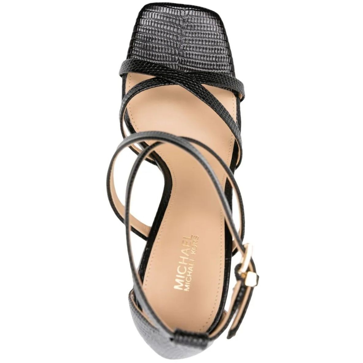 MICHAEL KORS Basutės moterims, Juoda, Celia strappy sandal 4