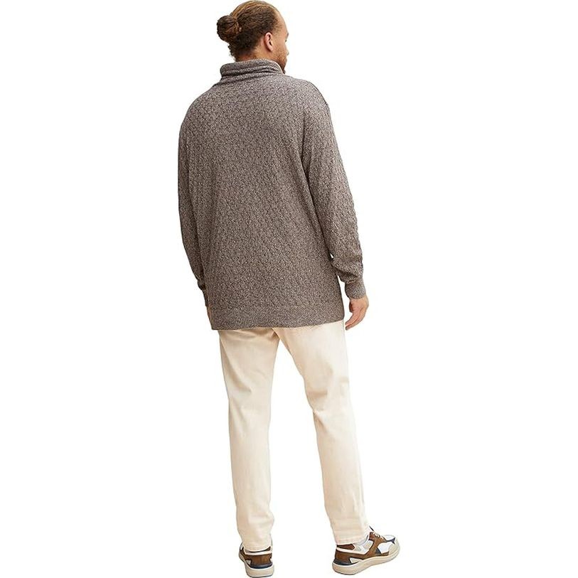 TOM TAILOR Megztinis vyrams, Ruda, Megztiniai 3