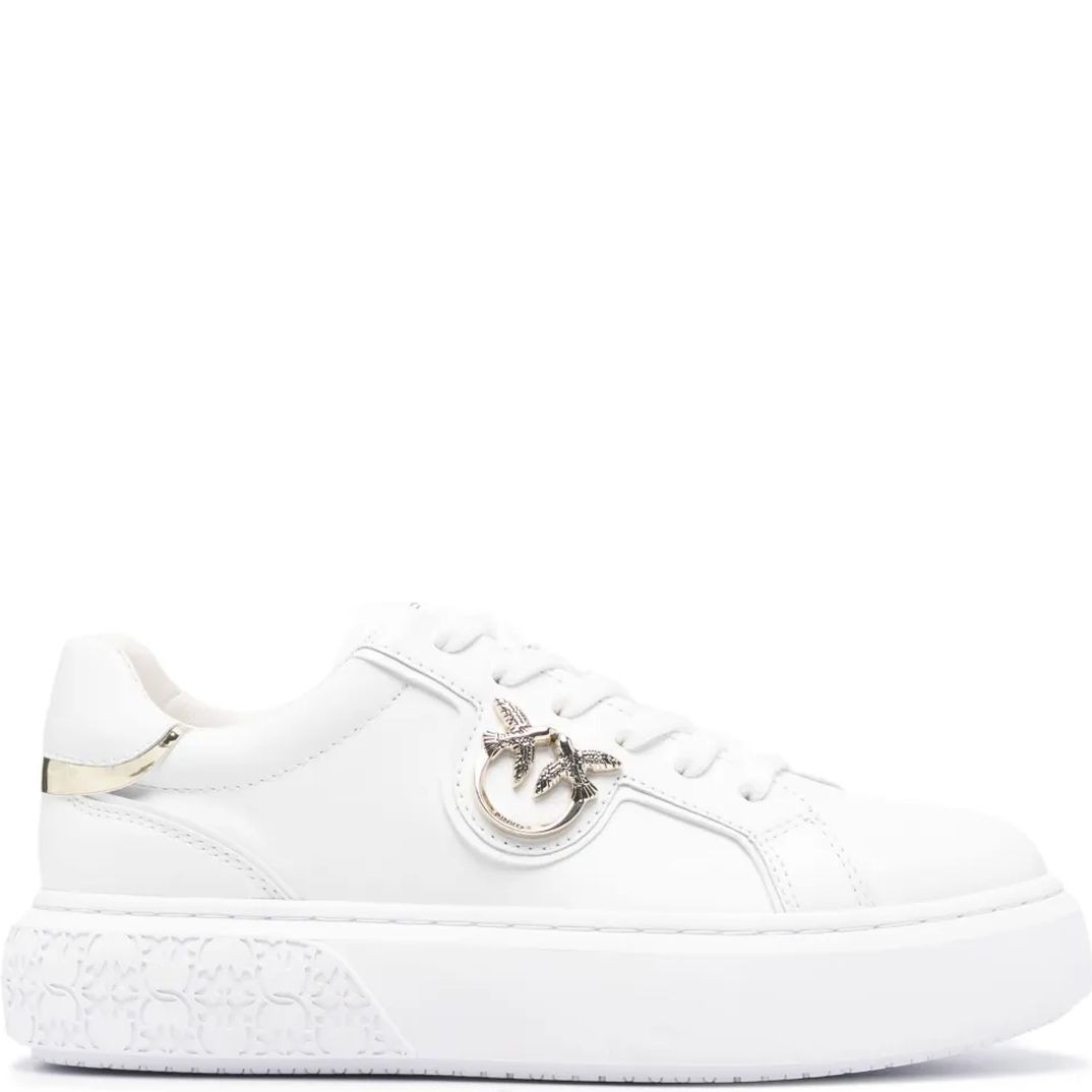 PINKO Laisvalaikio bateliai moterims, Balta, Yoko 01 - sneaker 2