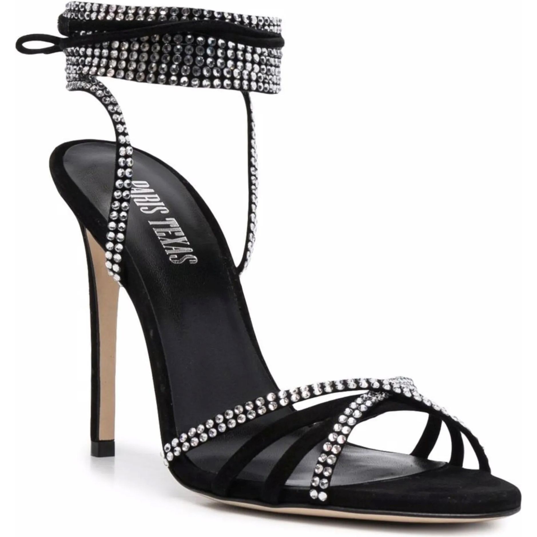 PARIS TEXAS Aukštakulniai moterims, Juoda, Holly nicole lace up sandal 1