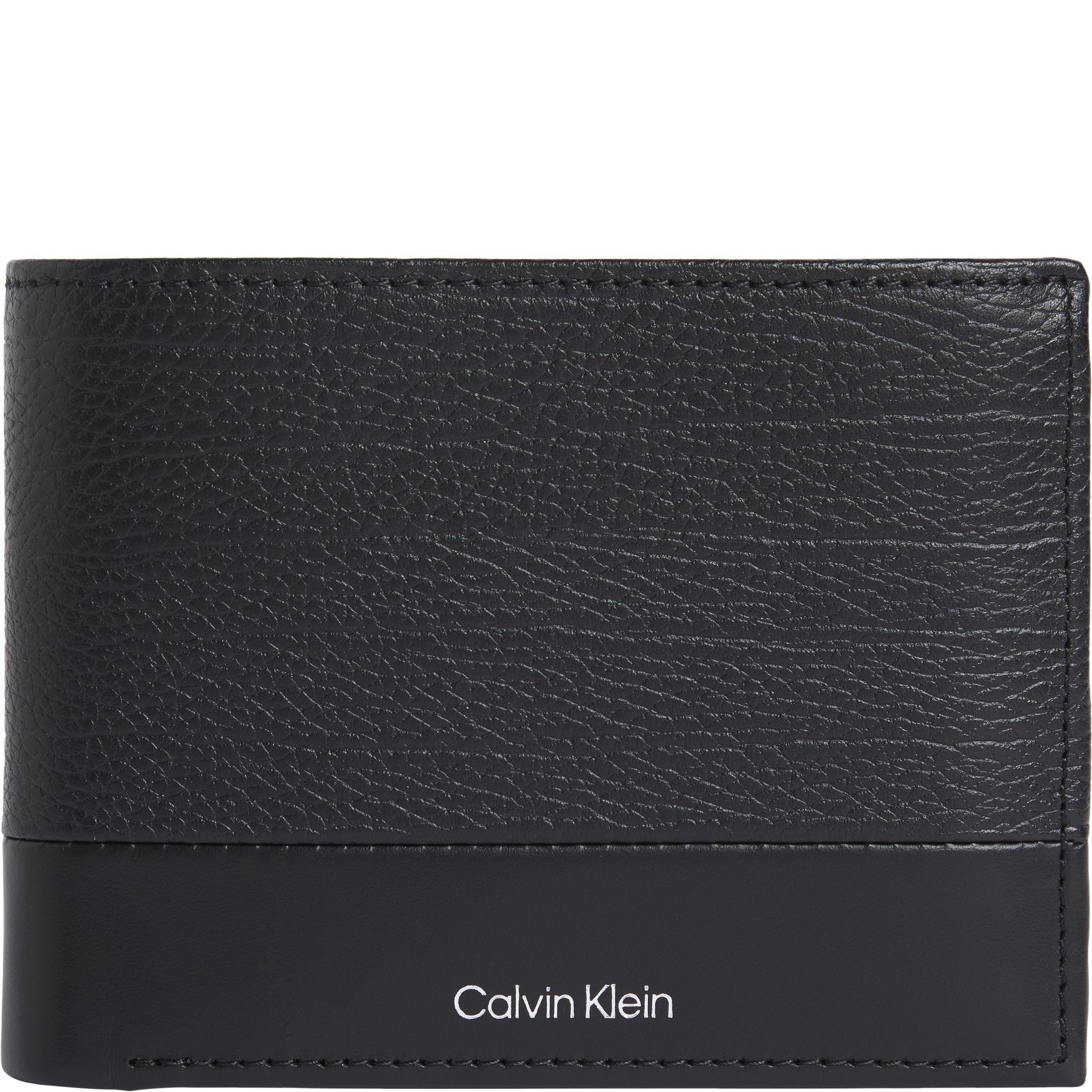 CALVIN KLEIN Piniginė vyrams, Juoda, Subtle mix trifold wallet 1